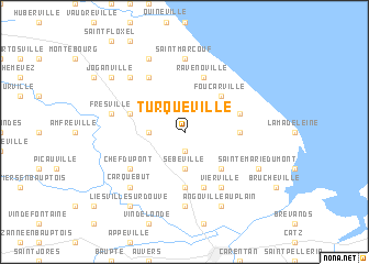map of Turqueville