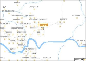 map of Turrà