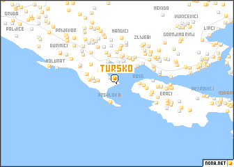 map of Tursko