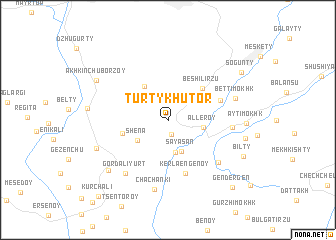 map of Turty-Khutor