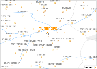 map of Turunovo