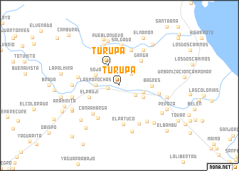 map of Turupa