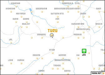 map of Turu