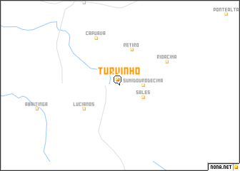 map of Turvinho