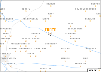 map of Turʼya