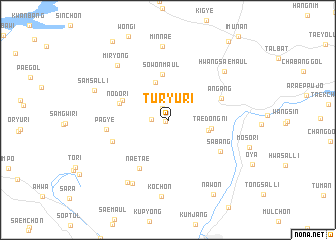 map of Turyu-ri