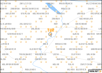 map of Tur