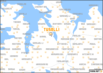 map of Tusal-li