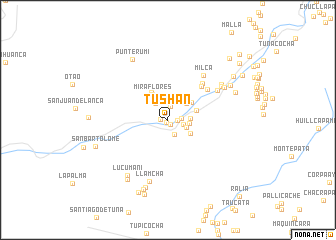 map of Tushan