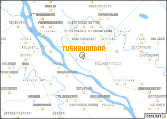 map of Tushbhāndar