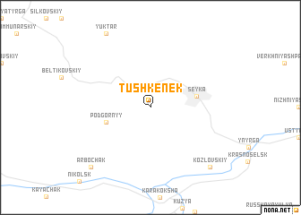 map of Tushkenek