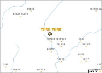 map of Tusilembo