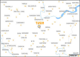 map of Tusim