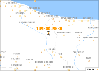 map of Tūskā Pūshkā