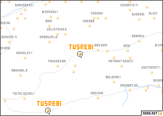 map of Tusrebi