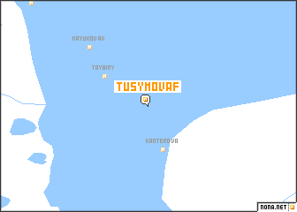 map of Tusy mova F.