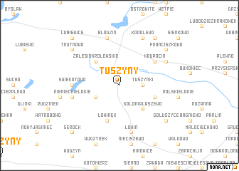 map of Tuszyny