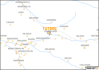 map of Tūtang