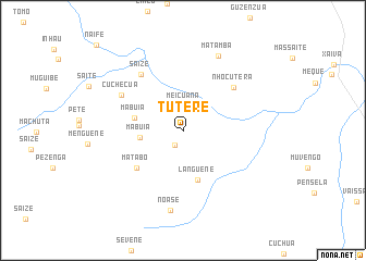 map of Tutere
