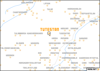 map of Tūtestān