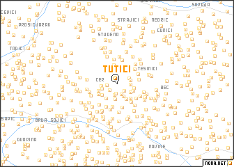 map of Tutići