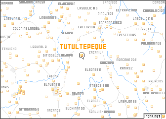 map of Tutultepeque