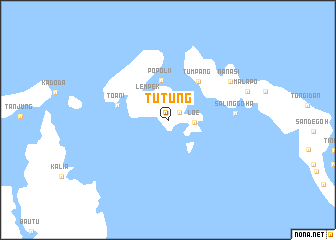 map of Tutung