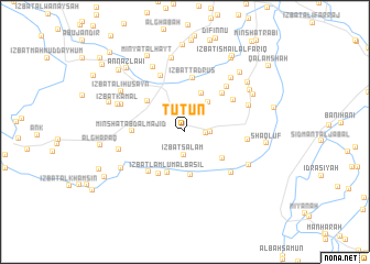 map of Tuţūn