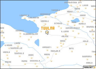 map of Tuulna