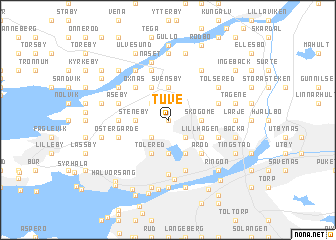 map of Tuve