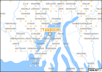 map of Tuwaikim