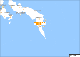 map of Tuwean