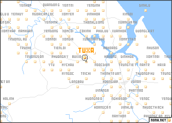 map of Từ Xá