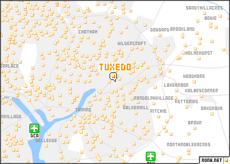 map of Tuxedo