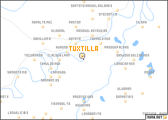 map of Tuxtilla