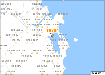 map of Tuy An