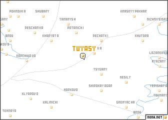 map of Tuyasy