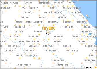 map of Tứ Yên (2)