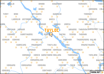 map of Tuy Lộc