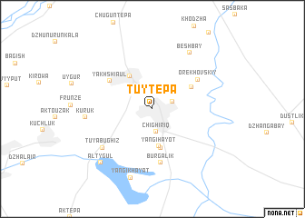 map of Tŭytepa