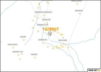 map of Tuz Bhut
