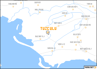 map of Tuzculu