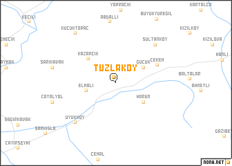 map of Tuzlaköy