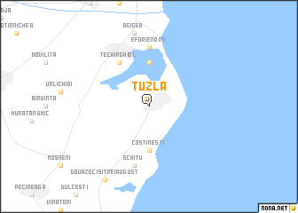 map of Tuzla