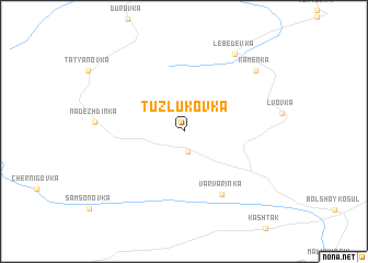 map of Tuzlukovka