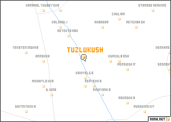 map of Tuzlukush