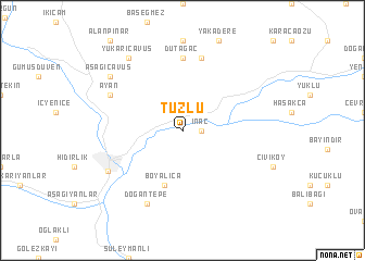 map of Tuzlu