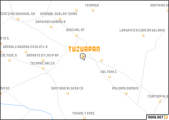 map of Tuzuapan