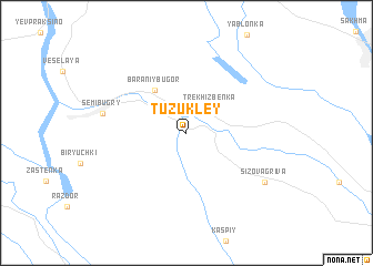 map of Tuzukley