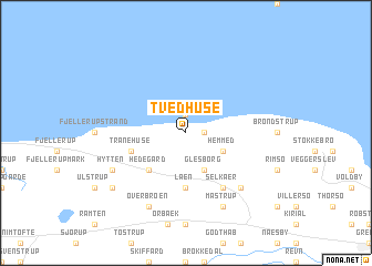 map of Tvedhuse